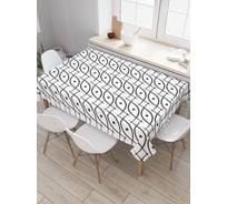 Прямоугольная скатерть JoyArty Иллюзия взгляда из сатена tc_23304_120x145