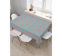 Прямоугольная скатерть JoyArty Многолучистые звезды из сатена tc_28977_120x145