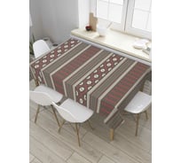 Прямоугольная скатерть JoyArty Пятнистые линии из сатена tc_8685_120x145