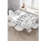Прямоугольная скатерть JoyArty Графический Детройт из сатена tc_38099_120x145 1
