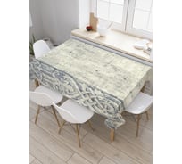Прямоугольная скатерть JoyArty Деревянное переплетение из сатена tc_3540_120x145