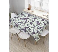 Прямоугольная скатерть JoyArty Животные с бабочками из сатена tc_4900_120x145