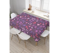 Прямоугольная скатерть JoyArty Спиральные стебли из сатена tc_31484_120x145
