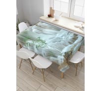 Прямоугольная скатерть JoyArty Время у водопада из сатена tc_8235_120x145