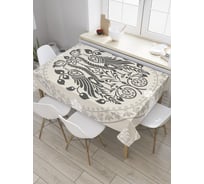 Прямоугольная скатерть JoyArty Геральдические орлы из сатена tc_32508_120x145
