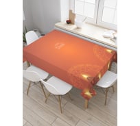 Прямоугольная скатерть JoyArty Свечи на Дивали из сатена tc_26685_120x145