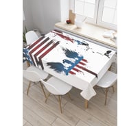 Прямоугольная скатерть JoyArty Пятнистые символы из сатена tc_20705_120x145