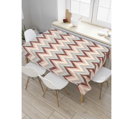 Прямоугольная скатерть JoyArty Волны перемен из сатена tc_52332_120x145 1