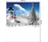 Прямоугольная скатерть JoyArty Снеговики у елочки из сатена tc_5743_120x145 2