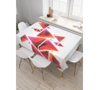 Прямоугольная скатерть JoyArty Драгоценные пирамиды из сатена tc_22208_120x145