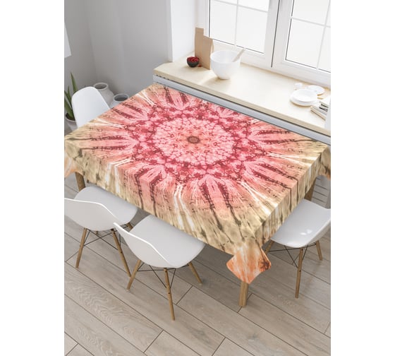 Прямоугольная скатерть JoyArty Иллюзорное явление из сатена tc_20324_120x145 1