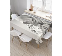 Прямоугольная скатерть JoyArty Скульптура Страсти Христовы из сатена tc_9963_120x145