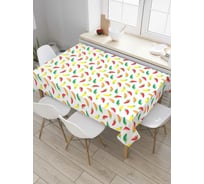 Прямоугольная скатерть JoyArty Жгучий перчик из сатена tc_71472_120x145