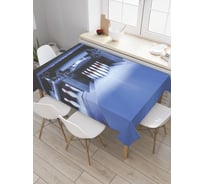 Прямоугольная скатерть JoyArty Дорожки боулинга из сатена tc_38147_120x145