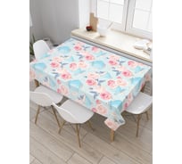 Прямоугольная скатерть JoyArty Детские сладости из сатена tc_29981_120x145
