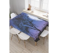 Прямоугольная скатерть JoyArty Свидание в полнолуние из сатена tc_38832_120x145