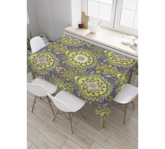 Прямоугольная скатерть JoyArty Искусство орнамента из сатена tc_33892_120x145 1