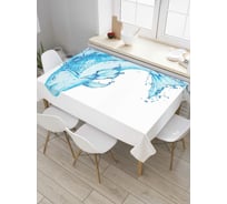 Прямоугольная скатерть JoyArty Водянистая рыба из сатена tc_4706_120x145