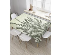 Прямоугольная скатерть JoyArty Древний папоротник из сатена tc_27888_120x145