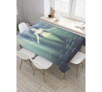 Прямоугольная скатерть JoyArty Сила русалки из сатена tc_9105_120x145