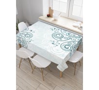 Прямоугольная скатерть JoyArty Противоположные завитки из сатена tc_29327_120x145