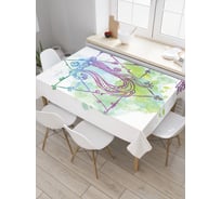 Прямоугольная скатерть JoyArty Знание о чакрах из сатена tc_18787_120x145