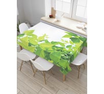 Прямоугольная скатерть JoyArty Густые кустарники из сатена tc_38885_120x145