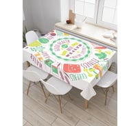 Прямоугольная скатерть JoyArty Режим спортсмена из сатена tc_36913_120x145