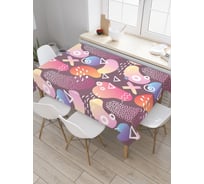 Прямоугольная скатерть JoyArty Детская абстракция из сатена tc_207094_120x145