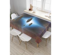 Прямоугольная скатерть JoyArty Портал пришельцев из сатена tc_6855_120x145