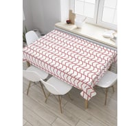 Прямоугольная скатерть JoyArty Преломленный зигзаг из сатена tc_28932_120x145