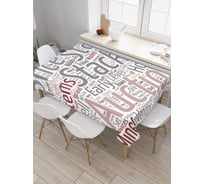 Прямоугольная скатерть JoyArty Словарное безумие из сатена tc_23750_120x145