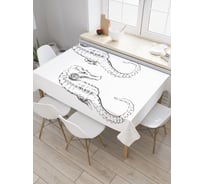 Прямоугольная скатерть JoyArty Морские коньки из сатена tc_21710_120x145