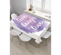 Прямоугольная скатерть JoyArty Желание жить из сатена tc_35844_120x145