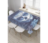 Прямоугольная скатерть JoyArty Санта муэрте из сатена tc_35933_120x145