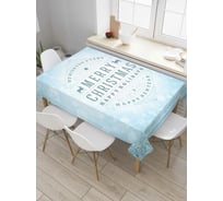 Прямоугольная скатерть JoyArty Снежное Рождество из сатена tc_6838_120x145