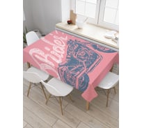 Прямоугольная скатерть JoyArty Рисунок мотоцикла из сатена tc_30132_120x145