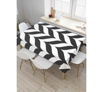 Прямоугольная скатерть JoyArty Плетеная коса из сатена tc_36651_120x145