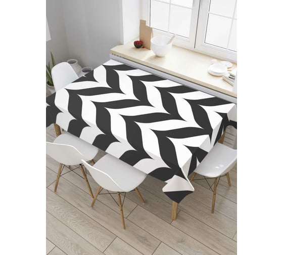 Прямоугольная скатерть JoyArty Плетеная коса из сатена tc_36651_120x145 1