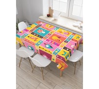 Прямоугольная скатерть JoyArty Птичий мир из сатена tc_28195_120x145