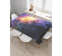 Прямоугольная скатерть JoyArty Звездное убежище из сатена tc_22415_120x145