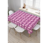Прямоугольная скатерть JoyArty Простота пейсли из сатена tc_27727_120x145