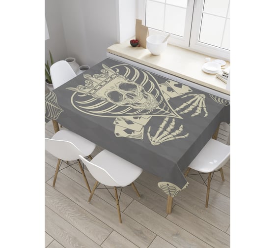 Прямоугольная скатерть JoyArty Карточный король из сатена tc_27729_120x145 1