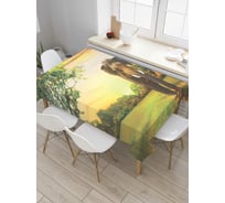 Прямоугольная скатерть JoyArty Слон в безмятежности из сатена tc_8238_120x145