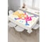 Прямоугольная скатерть JoyArty Градиентный череп из сатена tc_36001_120x145 1