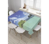 Прямоугольная скатерть JoyArty Свет и тень из сатена tc_28082_120x145