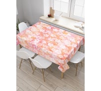 Прямоугольная скатерть JoyArty В туманных цветах из сатена tc_31308_120x145