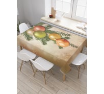 Прямоугольная скатерть JoyArty Зимний праздник из сатена tc_21435_120x145