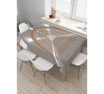 Прямоугольная скатерть JoyArty Военный тоннель из сатена tc_21661_120x145