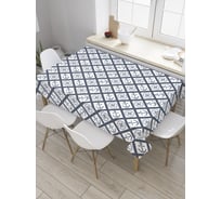 Прямоугольная скатерть JoyArty Современные квадраты из сатена tc_33414_120x145
